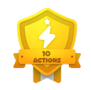 Badge 1 action